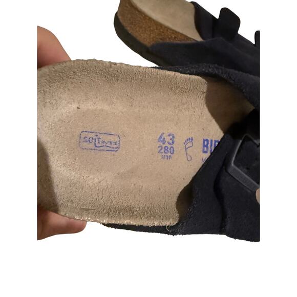 Birkenstock Navy Arizona Soft Footbed Sandals Men\'s Sz. 43 (US 10) main image 10